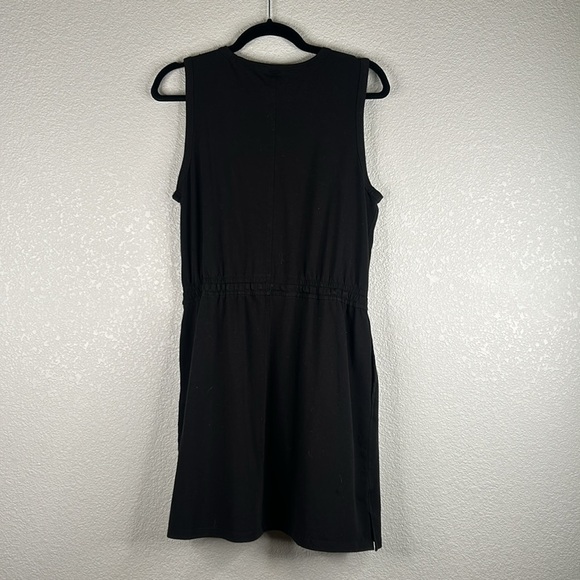 Member's Mark Black Front Tie Short Sleeveless Tank Top Dress Size Medium - Picture 5 of 6